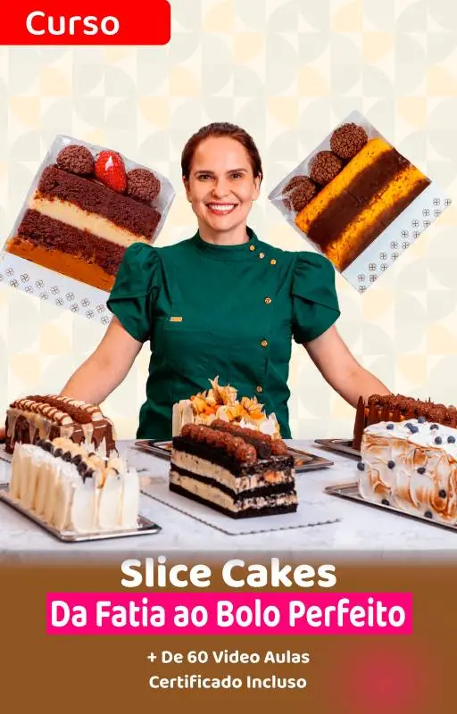 Curso Chef Isis Alvares - Slice Cakes - Da Fatia ao Bolo Perfeito