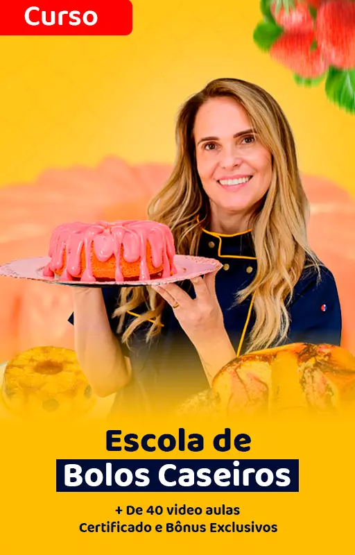 Curso Chef Isis Alvares -Bolos Caseiros com Sabor e Alma Junina – por Chef Ísis Alvarez