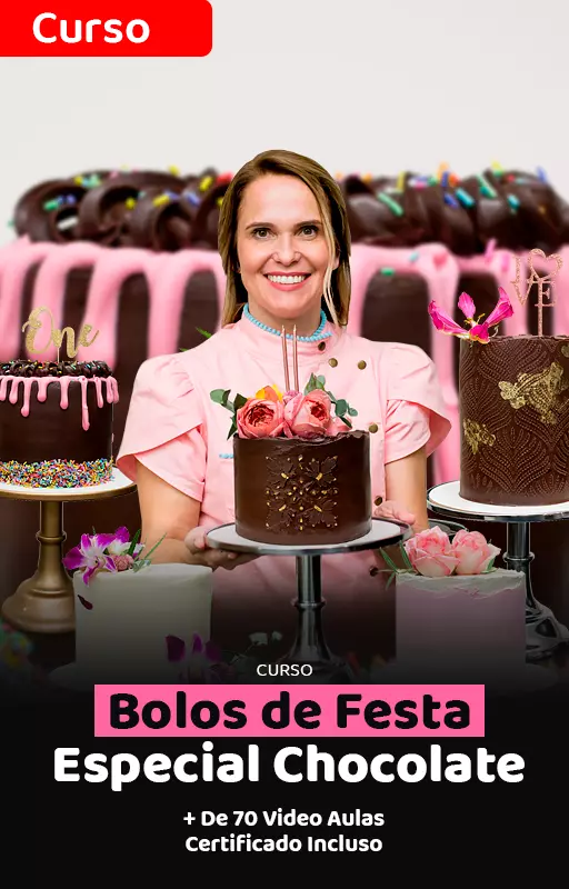 Curso Chef Isis Alvares - Vivendo de Bolos Vulcões